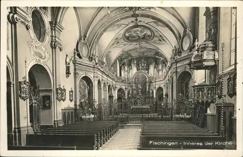 Fischingen TG Inneres Kirche Altar Kat. Fischingen