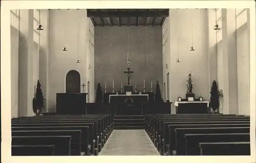 Affoltern Zuerich Inneres katholische Kirche Kat. Affoltern