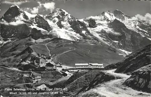 Kleine Scheidegg Interlaken Eiger Moench Jungfrau  Kat. Kleine Scheidegg