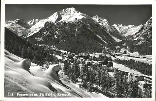 Pontresina Piz Palue Rosegtal Kat. Pontresina