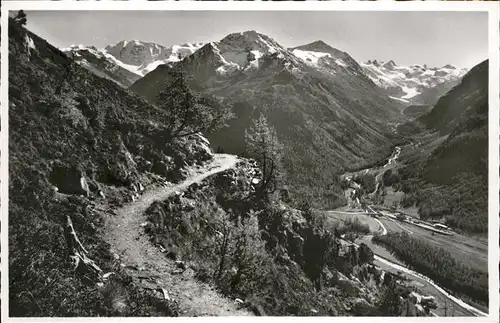 Muottas Muraigl Hoehenweg Alp Languard Kat. Muottas Muraigl