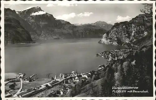 Vierwaldstaettersee SZ Flueelen Bauenstock Kat. Brunnen