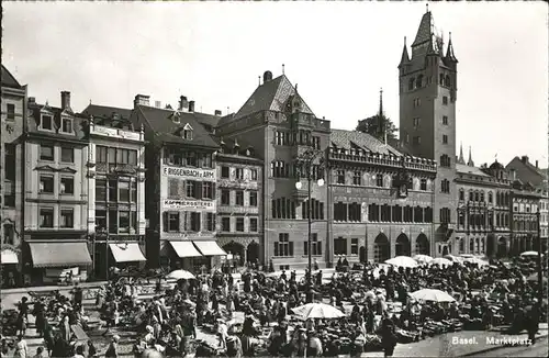 Basel BS Marktplatz Kat. Basel