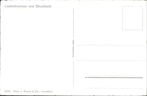 Lauterbrunnen BE Staubbach Kat. Lauterbrunnen
