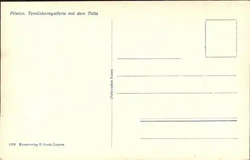 Pilatus Tomlishorngallerie Titlis Kat. Pilatus