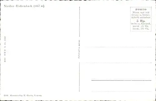 Niederrickenbach  Kat. Niederrickenbach