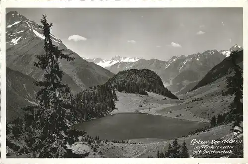 Golzernsee Maderanertal Bristenstock Kat. Silenen