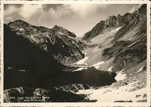 Cristallina Lago Sfondau con Passo  Kat. Cristallina