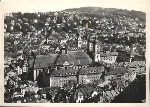 St Gallen SG Kathedrale Klostergebaeude Stadtkern Kat. St Gallen