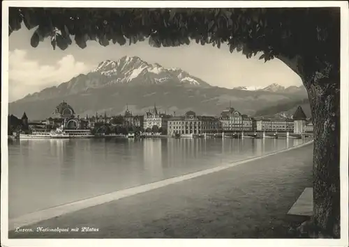 Luzern LU Nationalquai Pilatus / Luzern /Bz. Luzern City