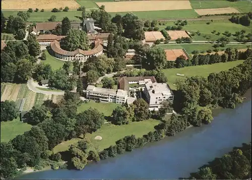 Schinznach Bad Rheumaklinik Parkhotel Habsburg Kurhaus Fliegeraufnahme Kat. Schinznach Bad