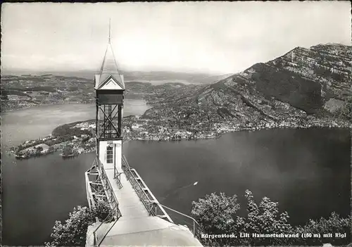 Buergenstock Lift Mammetschwand Rigl Kat. Buergenstock