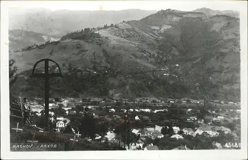 Rachow Panorama Friedhof Kat. Gross Roge