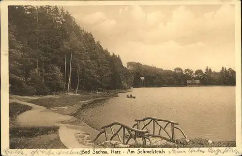 Bad Sachsa Harz Partie am Schmelzteich Kat. Bad Sachsa