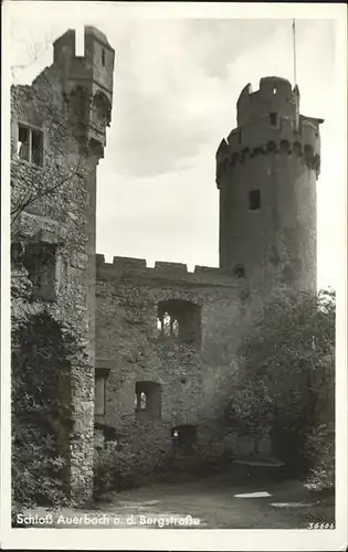 Auerbach Bergstrasse Schloss Kat. Bensheim