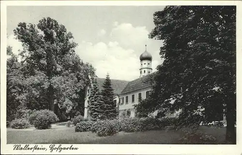 Wallerstein Hofgarten Schloss Kirche Kat. Wallerstein