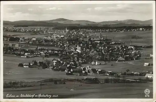 Eibau und Walddorf Blick vom Spitzberg Kat. Eibau