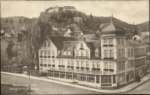 Blankenburg Harz Gebirgshotel und Schloss Kat. Blankenburg