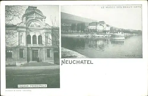 Neuchatel NE Facade Principale Le Musee des Beaux Arts / Neuchatel /Bz. NeuchÃ¢tel