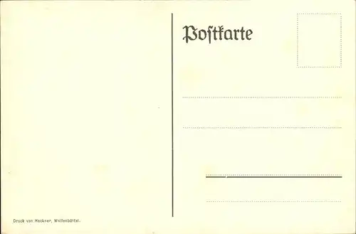 Wolfenbuettel Schloss Kuenstlerkarte / Wolfenbuettel /Wolfenbuettel LKR