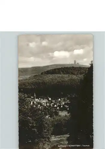 Schmitten Taunus Blick auf den Ort Kat. Schmitten