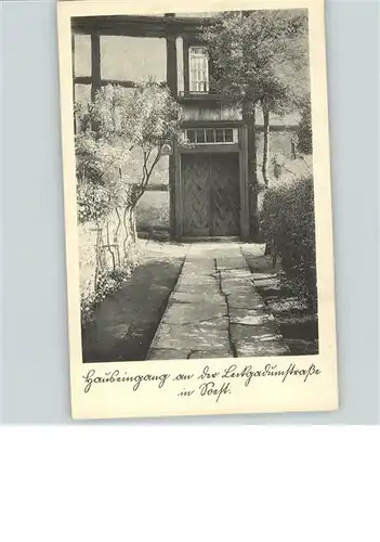 Soest Arnsberg Hauseingang an der Leckgadumstrasse / Soest /Soest LKR