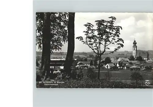 St Georgen Attergau Panorama im Salzkammergut Kat. Voecklabruck