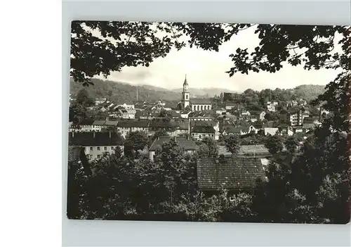 Elsterberg Vogtland Teilansicht Kirche Kat. Elsterberg Vogtland