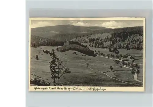 Eibenstock Hoellengrund mit Auersburg Erzgebirge Kat. Eibenstock