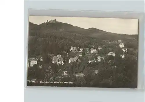 Eisenach Thueringen Wartburg mit Villen Kat. Eisenach