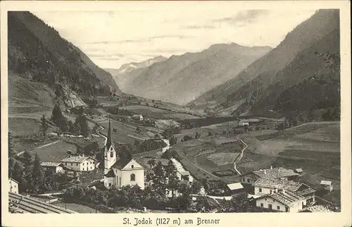 St Jodock Panorama am Brenner Kat. Schmirn