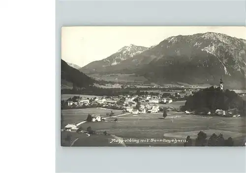 Ruhpolding Panorama mit Sonntagshorn Kat. Ruhpolding