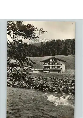 Hirschegg Kleinwalsertal Vorarlberg Gaestehaus Mueller Kat. Mittelberg