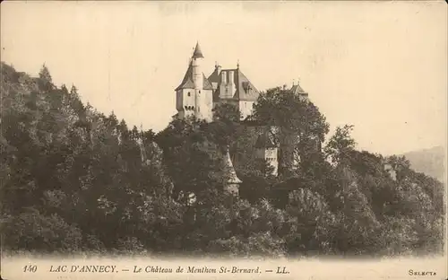 Annecy Haute Savoie Le Chateau de Menthon St. Bernard Kat. Annecy