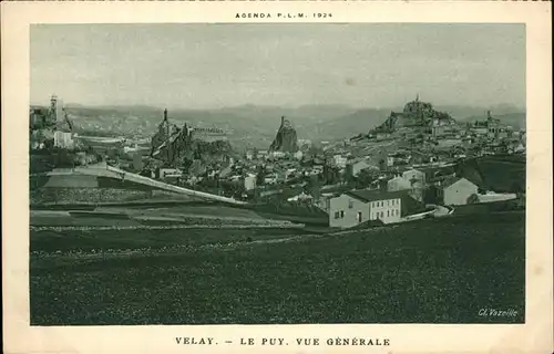 Le Puy en Velay Vue generale Kat. Le Puy en Velay