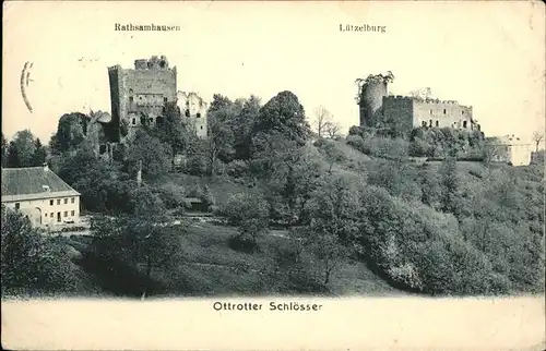 Ottrott Schloesser Rathsamhausen Luetzelburg Kat. Ottrott