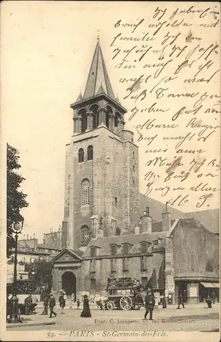 Paris Eglise St. Germain des Fres Kat. Paris