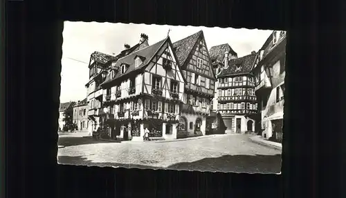 Colmar Haut Rhin Elsass Vieilles maisons Alsaciennes Fachwerkhaus Kat. Colmar