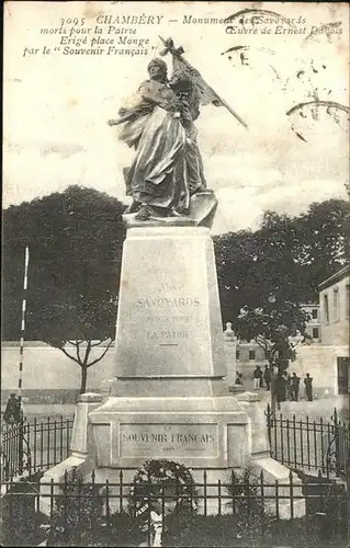 Chambery Savoie Monument des Savoyards Kat. Chambery