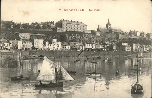 Granville Manche Le Port bateau Kat. Granville