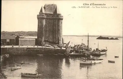 Saint Servan Ille et Vilaine La Tour Solidor et la Cale Cote d Emeraude Kat. Saint Malo