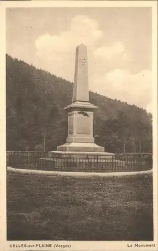 Celles sur Plaine Monument Denkmal Kat. Celles sur Plaine