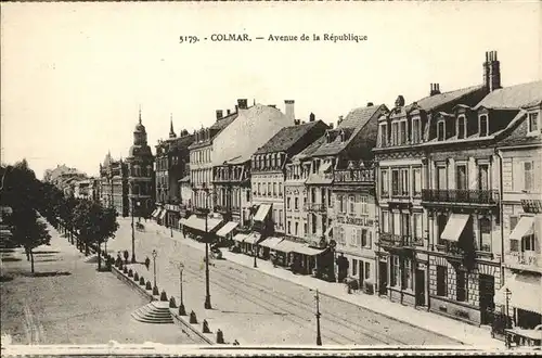 Colmar Haut Rhin Elsass Avenue de la Republique Kat. Colmar