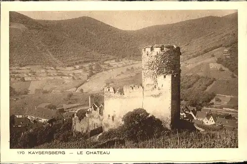 Kaysersberg Haut Rhin Chateau Ruine