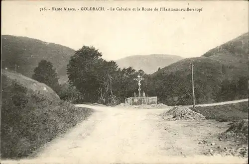 Goldbach Altenbach Le Calvaire et la Route de l Hartmannswillerskopf Wegekreuz Kat. Goldbach Altenbach