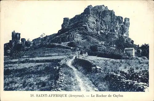 Saint Affrique Le Rocher de Caylus Kat. Saint Affrique