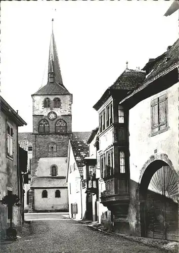 Turckheim Haut Rhin Rue Wigram eglise