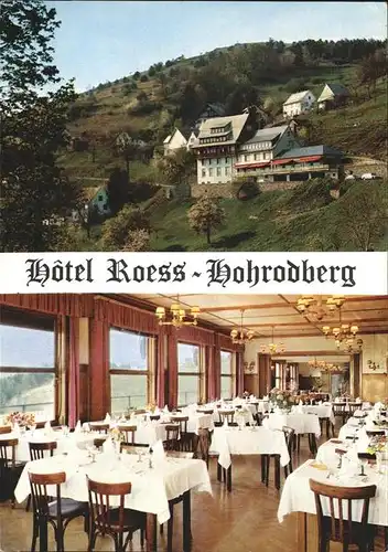 Hohrodberg Haut Rhin Alsace Hotel Roess Kat. Hohrod