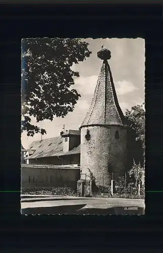 Ribeauville Haut Rhin Elsass La tour aux cigognes Kat. Ribeauville