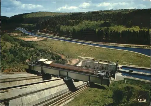 Arzviller Plan incline transversal canal de la Marne au Rhin Saint Louis Schiffshebewerk Kat. Arzviller